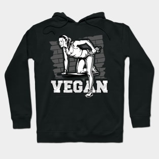 Vegan Womens Fitness Gym Hoodie